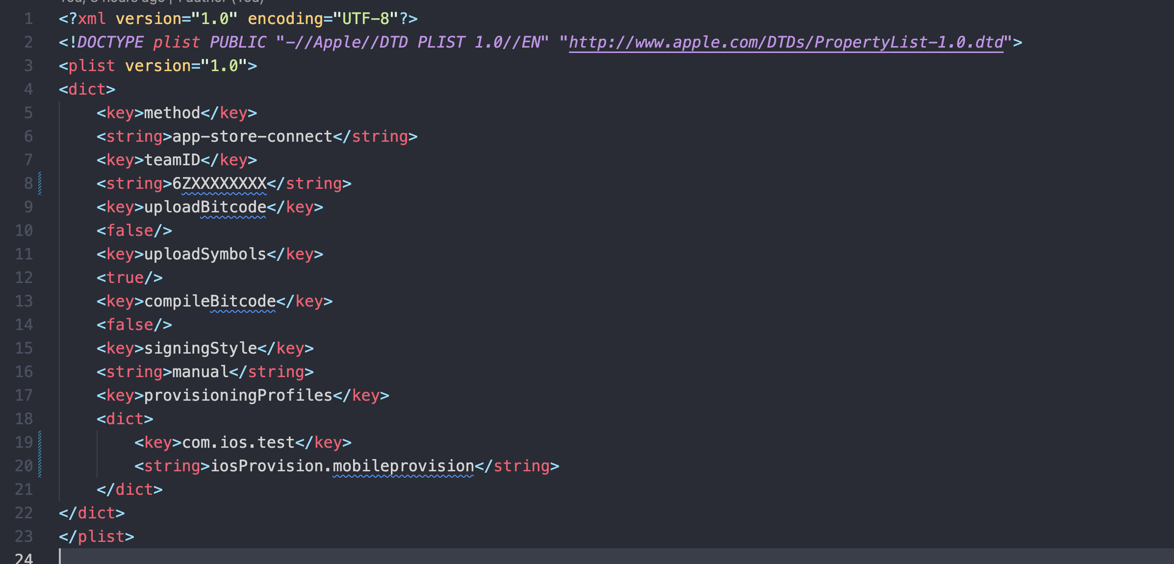 ExportOption.plist